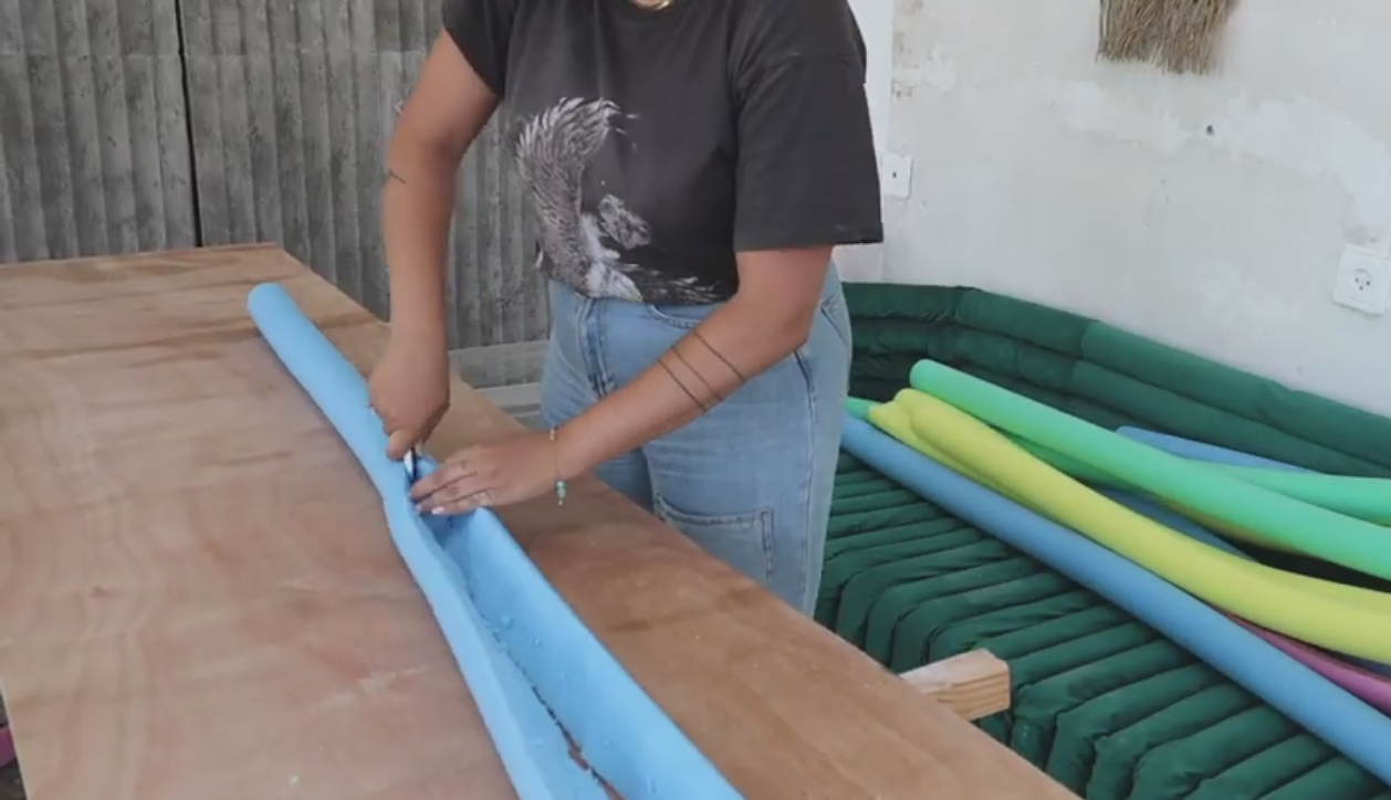 Pool Noodle Bed Frame DIY! Micol's Blog